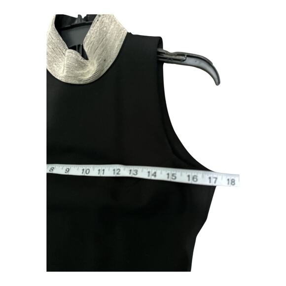 Saint Gil Paris Asymmetrical Halter Embellished Sleeveless Mini Dress Size M - Picture 8 of 12